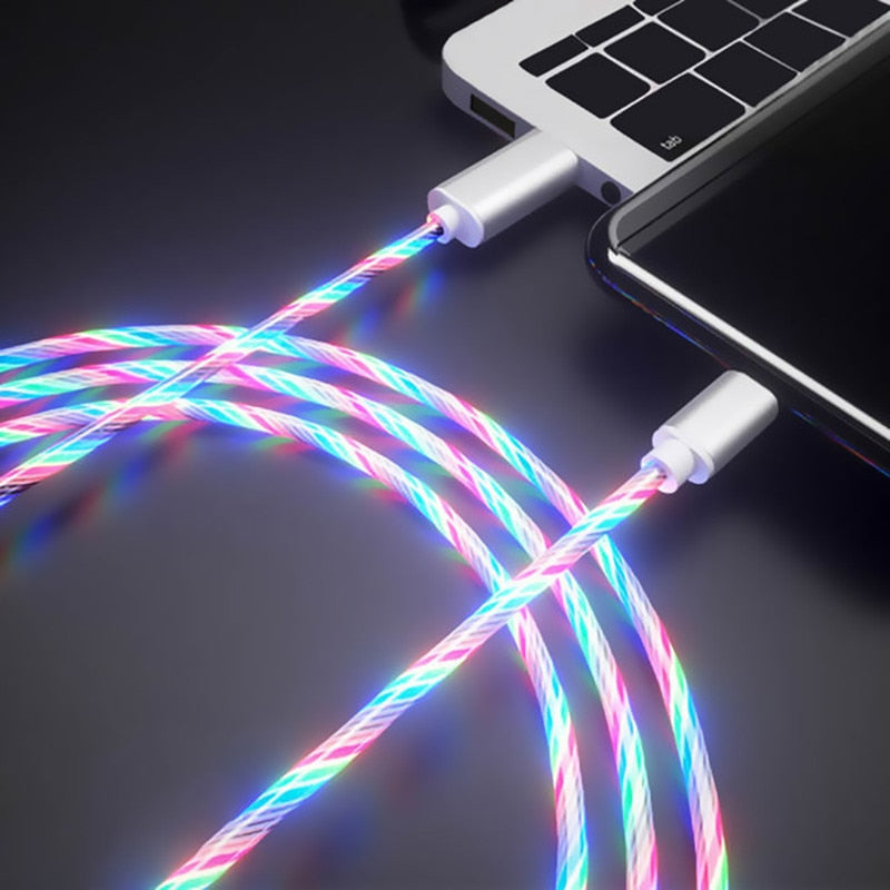 LED Glowing Cable Cord