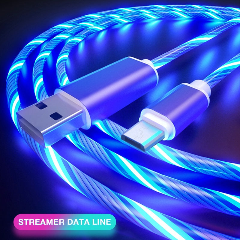 LED Glowing Cable Cord
