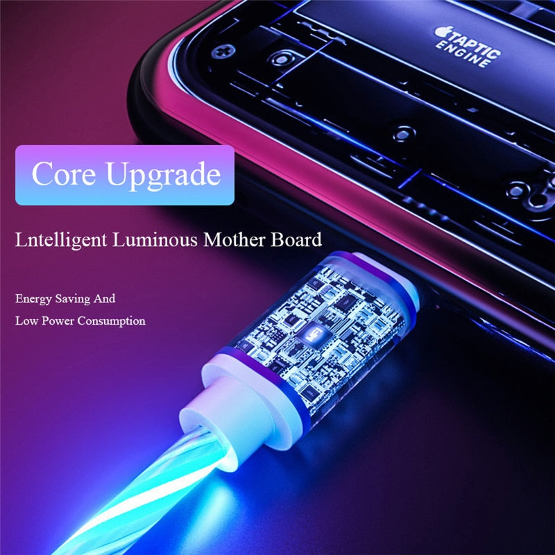 LED Glowing Cable Cord