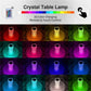 Crystal LED Touch Lamp